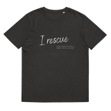 I Rescue Organic Cotton T-Shirt Dark Heather Grey / S