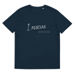 I Rescue Organic Cotton T-Shirt French Navy / S