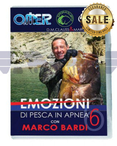 Omer Dvd 6 Emozioni Di Pesca In Apnea Con Marco Bardi Dvds / Magazines