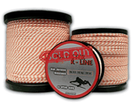 Polyester R-Line Reel Line Spool - 1.60Mm 200 Lb / 90 Kg Red White:164 Ft(50M) Reels/lines