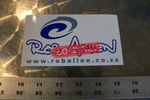 Rob Allen Stickers White+Logo Apparel