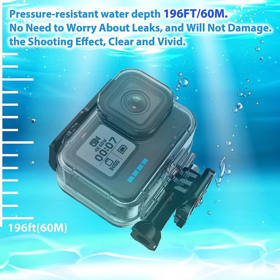 GoPro Hero 13 12 11 10 9 Housing Case -60m