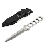 9 Serrated Fixed Blade Stainless Steel Knife Blk Knives