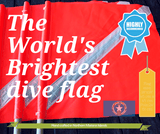 Dura-Bright Dive Flag Floats