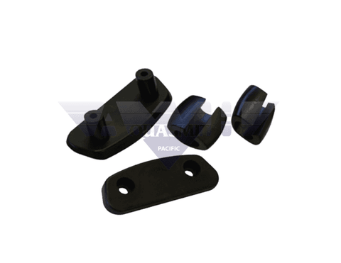 Hammerhead Fin Screw Kit With Clips (For Pair) Fins
