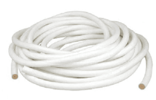 Spearpro Extreme White Over Amber Rubber 14Mm (Price Per Inch) In Rubber Bands